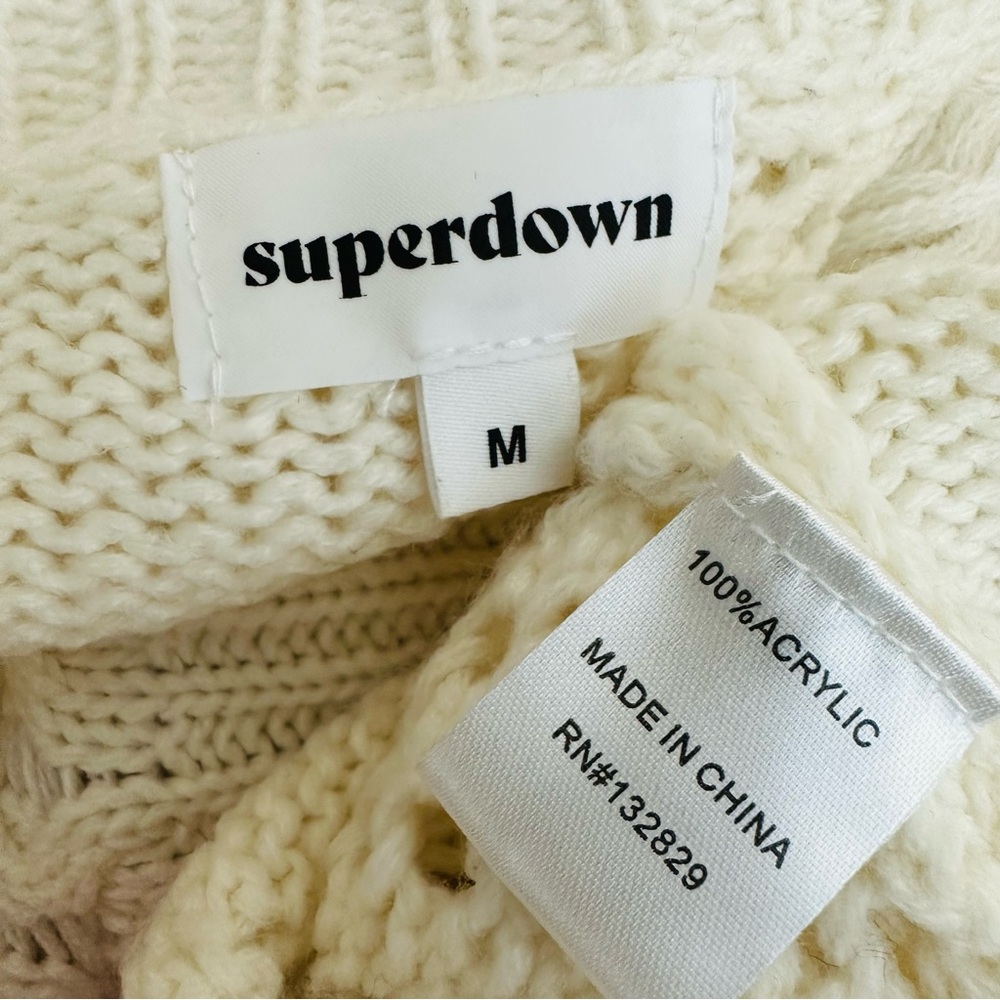 Superdown Revolve Grayson Distressed Knit Sweater… - image 7